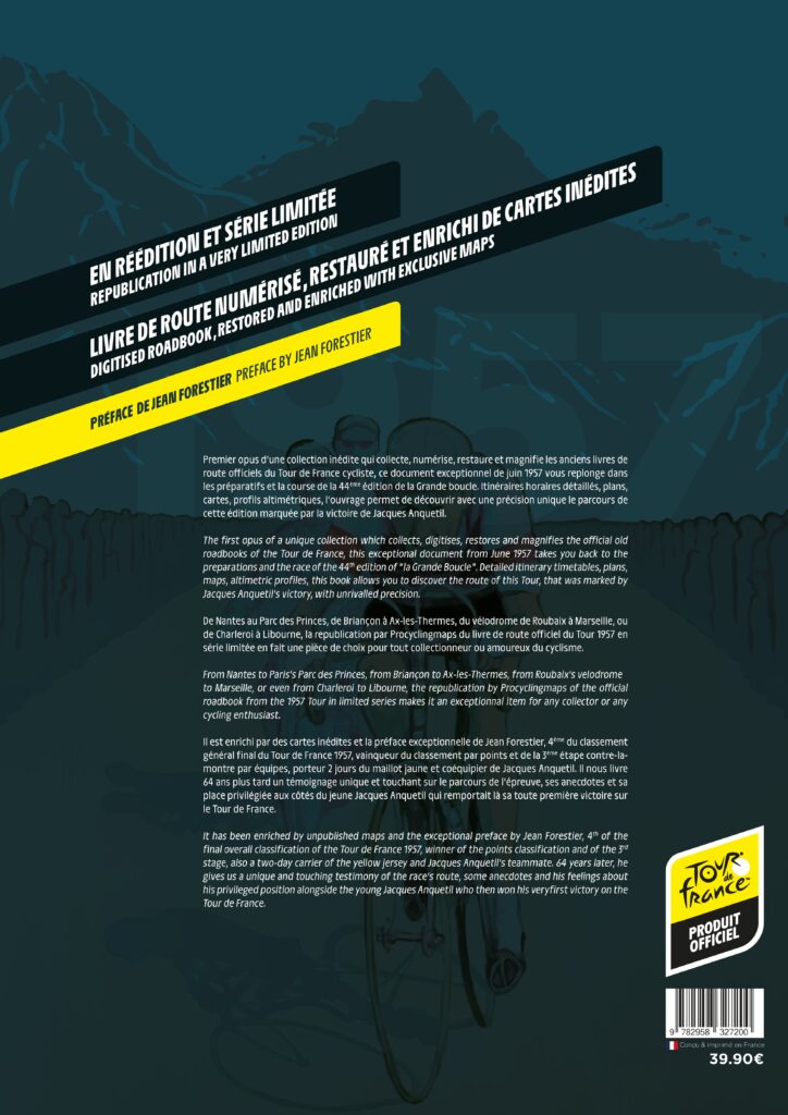 Livre De Route – Roadbook Tour De France 2015 – Fabriqué En France