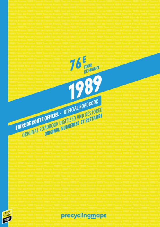 Tour de France 1989_Roadbook