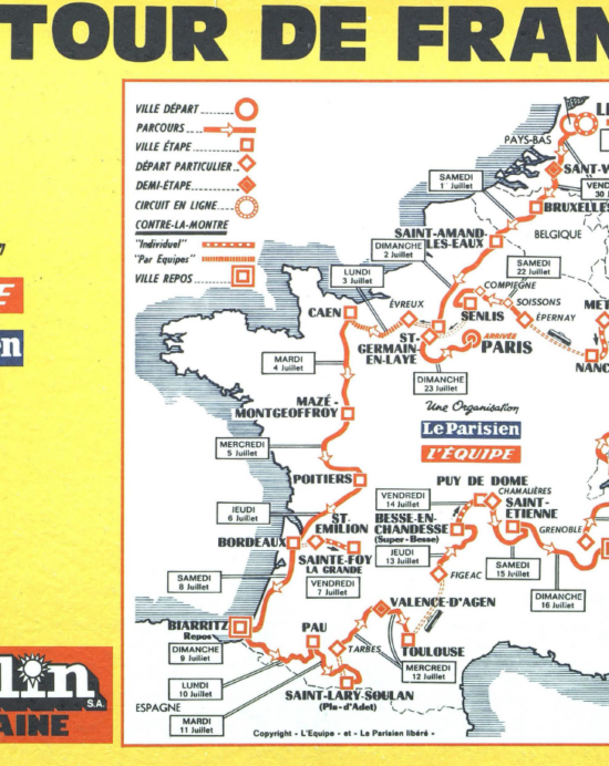 Roadbook_Tour de France 1978_Extrait 01