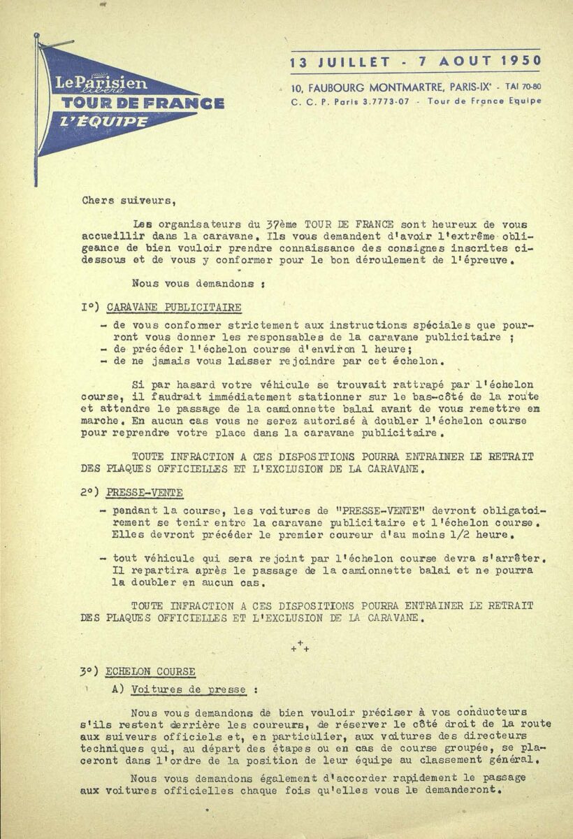 Tour de France 1950_Roadbook_02