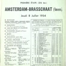 Tour de France 1954_Roadbook_01