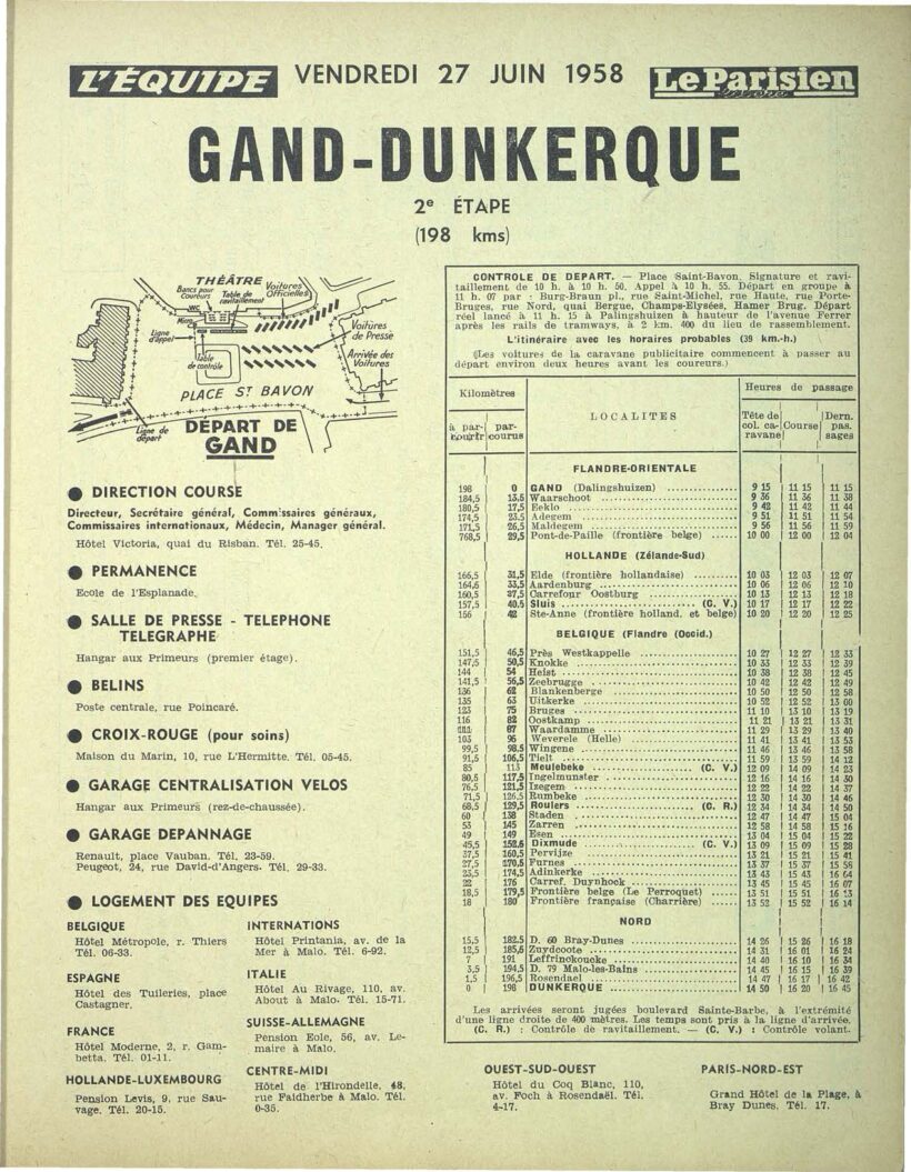 Tour de France 1958_Roadbook_02