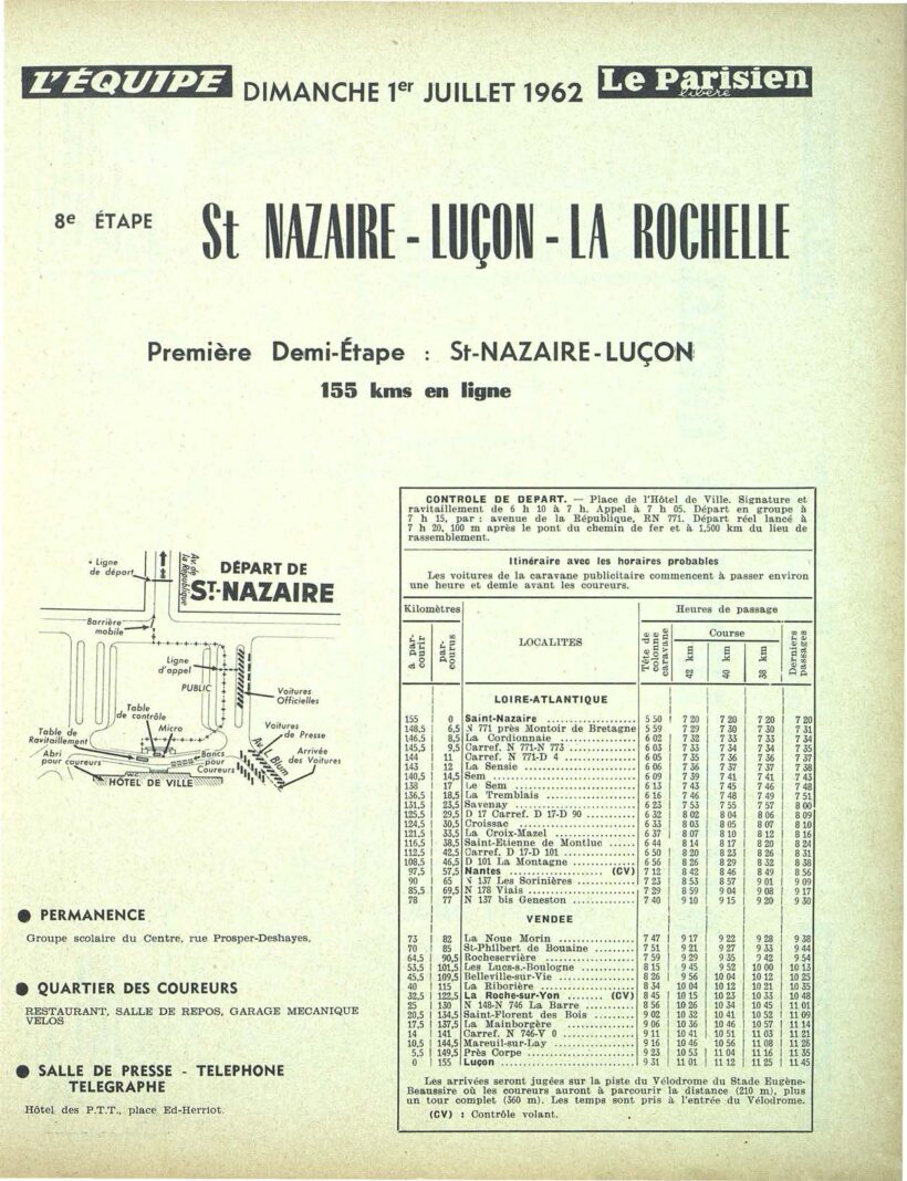 Tour de France 1962_Roadbook_01