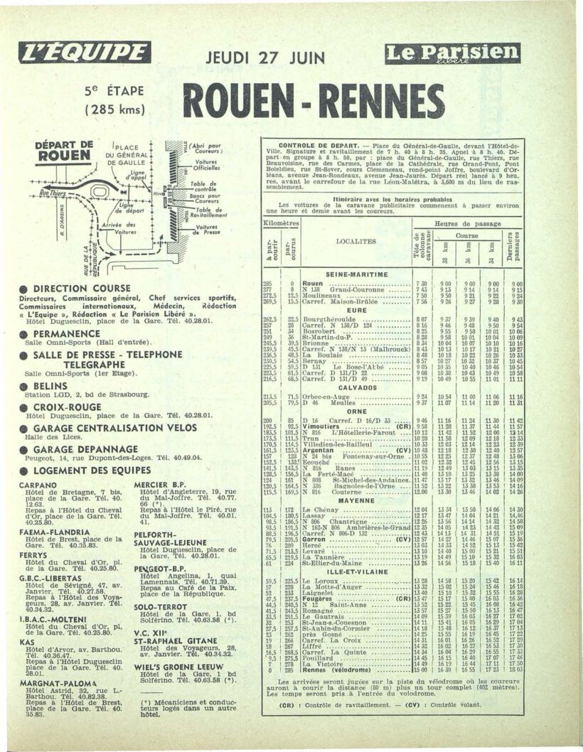 Tour de France 1963_Roadbook_02