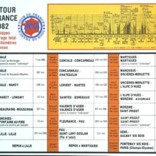 Tour de France 1982_Roadbook_Extrait 05