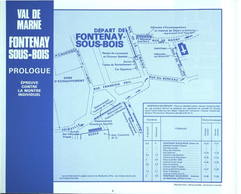 Tour de France 1983_Roadbook_Extrait 02