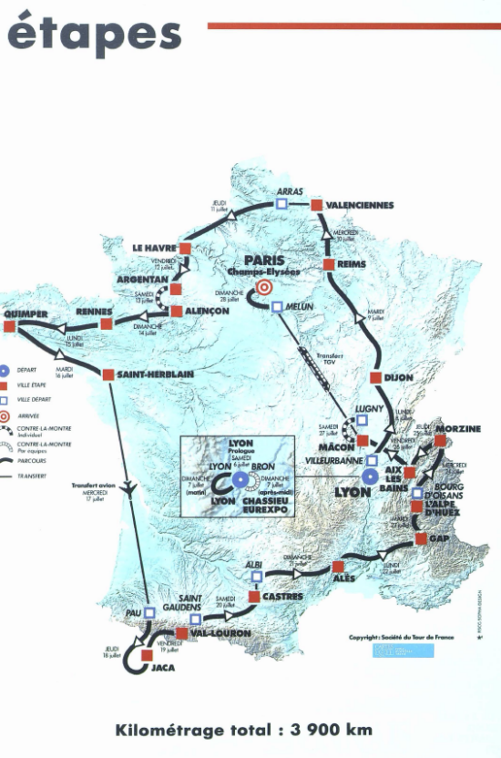 Tour de France 1991_Roadbook_01