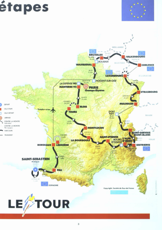 Tour de France 1992_Roadbook_01
